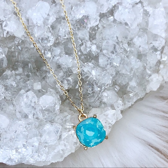 Blue Opalite Choker Necklace - Picture 2 of 8